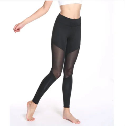 Women's Mesh Patchwork Workout Pants