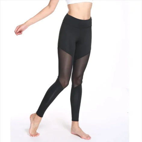 Women's Mesh Patchwork Workout Pants
